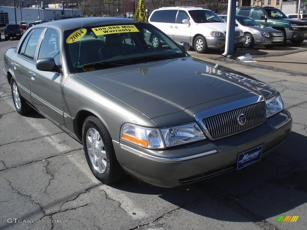 2004 Grand Marquis LS - Spruce Green Metallic / Light Flint photo #18