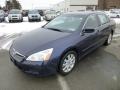 2007 Royal Blue Pearl Honda Accord EX-L V6 Sedan  photo #3