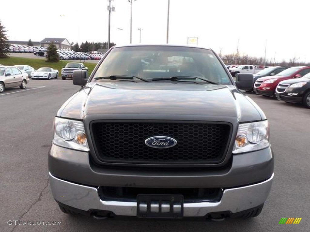 2005 F150 XLT SuperCrew 4x4 - Dark Shadow Grey Metallic / Medium Flint Grey photo #1