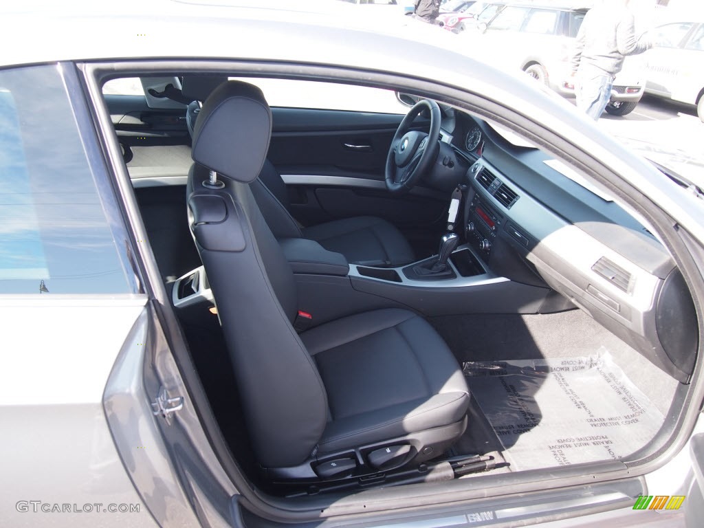 2010 3 Series 328i Coupe - Space Gray Metallic / Black photo #4