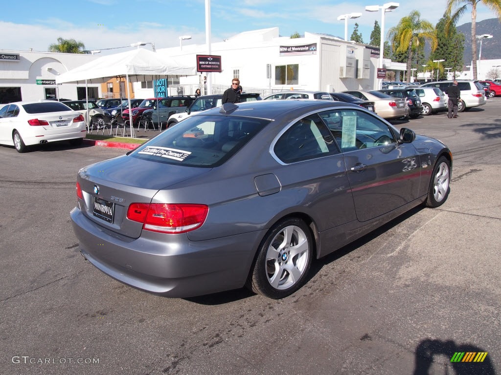 2010 3 Series 328i Coupe - Space Gray Metallic / Black photo #7