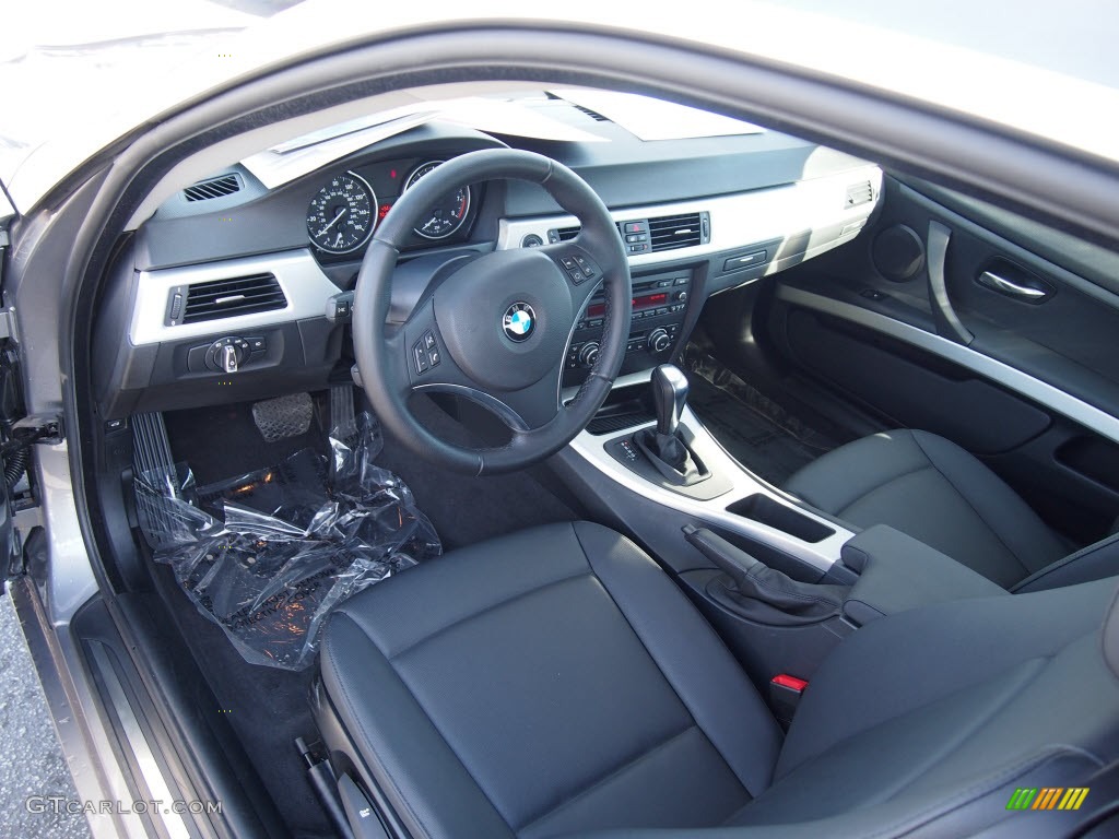 2010 3 Series 328i Coupe - Space Gray Metallic / Black photo #14