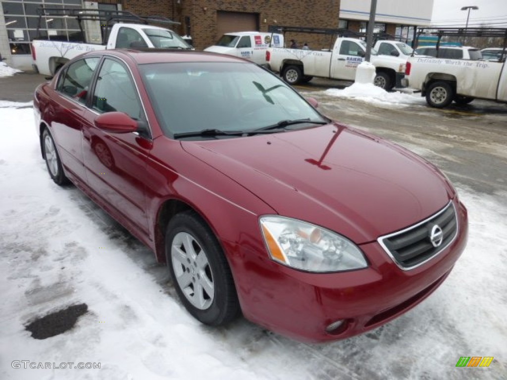 2003 Altima 2.5 S - Sonoma Sunset Red / Charcoal photo #1