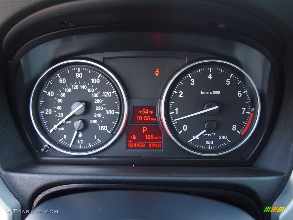 2010 3 Series 328i Coupe - Space Gray Metallic / Black photo #17