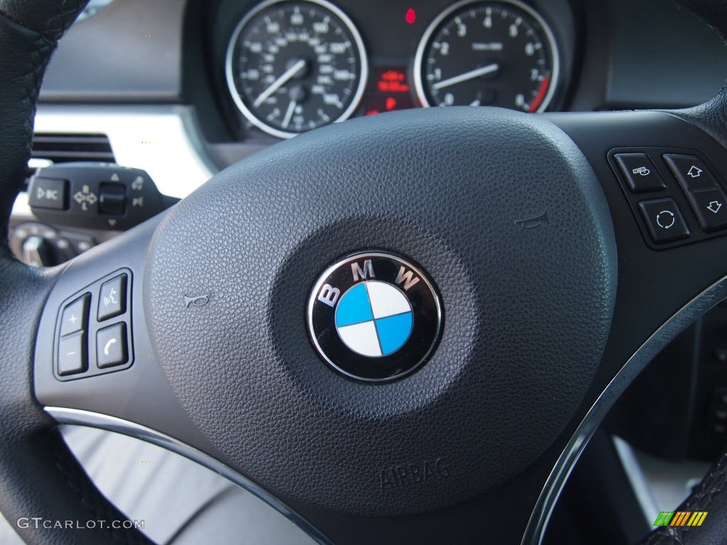 2010 3 Series 328i Coupe - Space Gray Metallic / Black photo #18