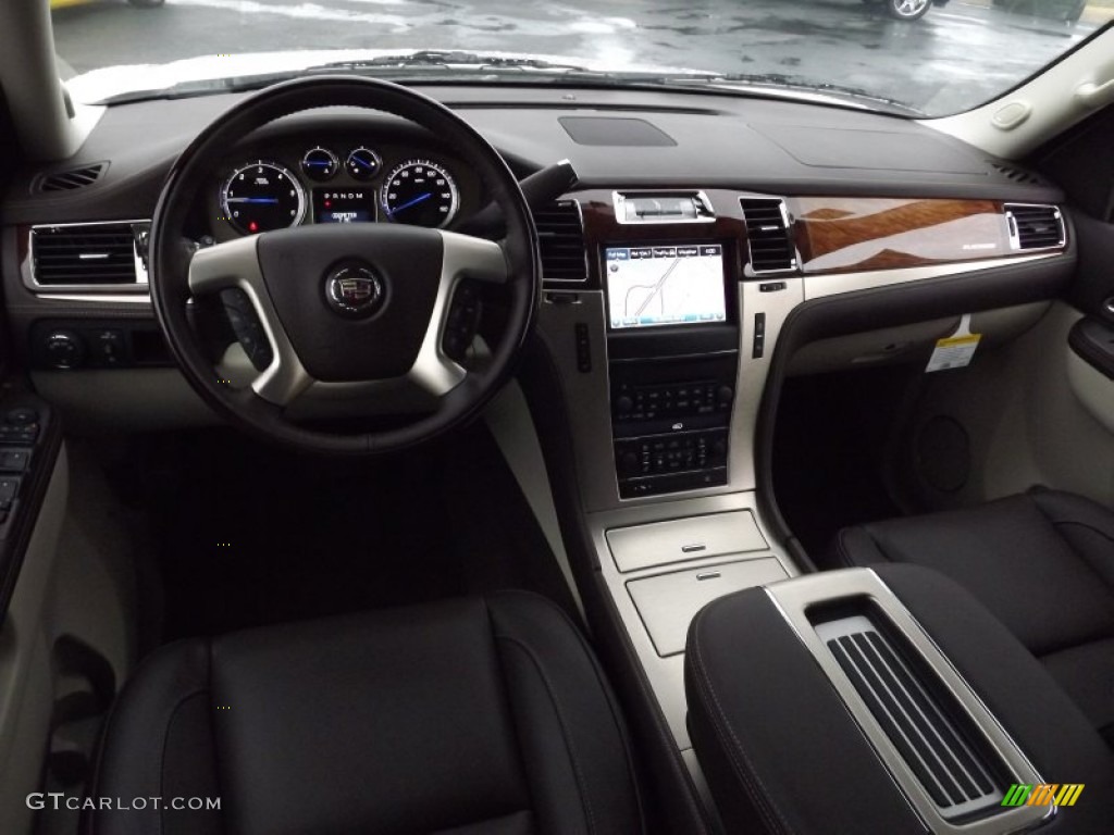 2013 Cadillac Escalade ESV Platinum AWD Cocoa/Light Linen Dashboard Photo #75340060