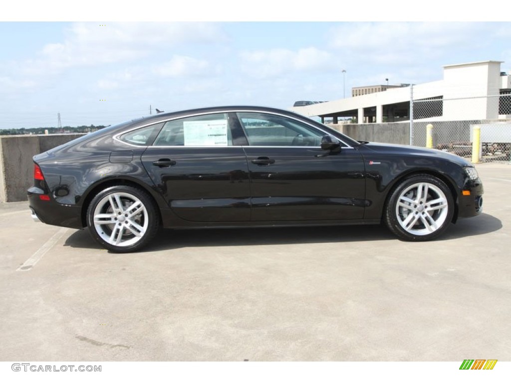 Havanna Black Metallic 2012 Audi A7 3.0T quattro Premium Plus Exterior Photo #75340693