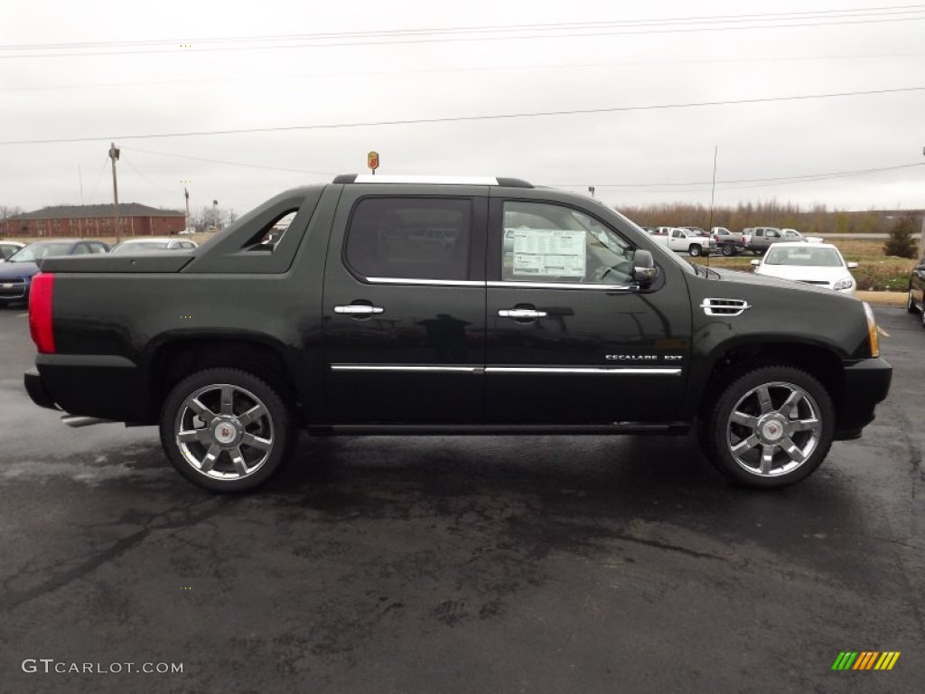 2013 Escalade EXT Premium AWD - Midnight Green Metallic / Cashmere/Cocoa photo #4