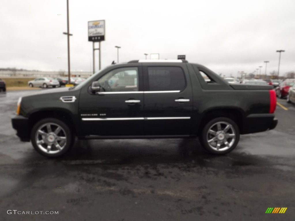 2013 Escalade EXT Premium AWD - Midnight Green Metallic / Cashmere/Cocoa photo #8