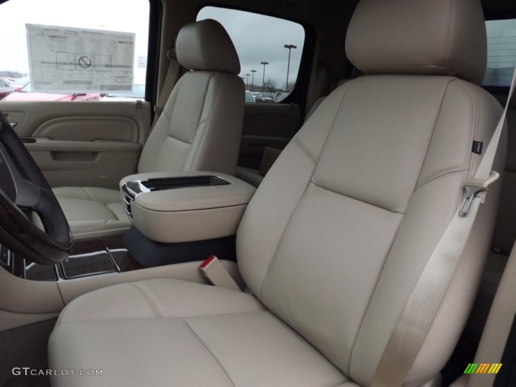 Cashmere/Cocoa Interior 2013 Cadillac Escalade EXT Premium AWD Photo #75340883