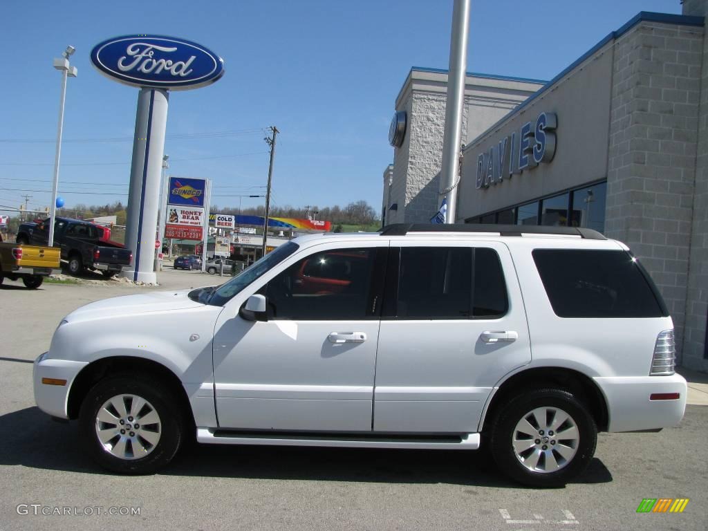 2006 Mountaineer Luxury AWD - Oxford White / Camel photo #2