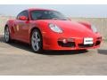 2007 Guards Red Porsche Cayman S  photo #1