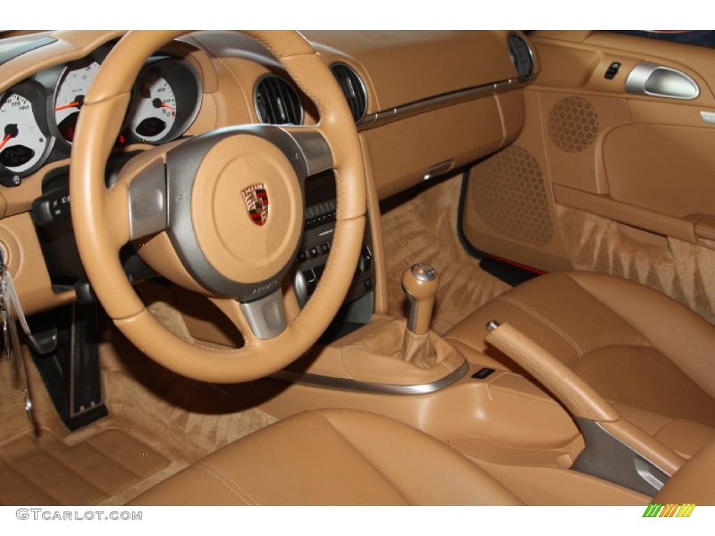2007 Cayman S - Guards Red / Sand Beige photo #12