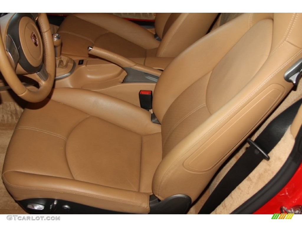 2007 Cayman S - Guards Red / Sand Beige photo #13