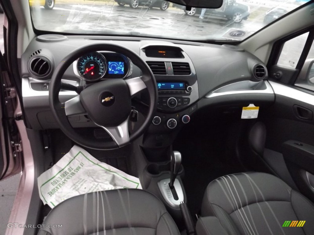 2013 Chevrolet Spark LS Silver/Silver Dashboard Photo #75342370