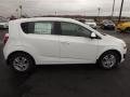 2013 Summit White Chevrolet Sonic LT Hatch  photo #4