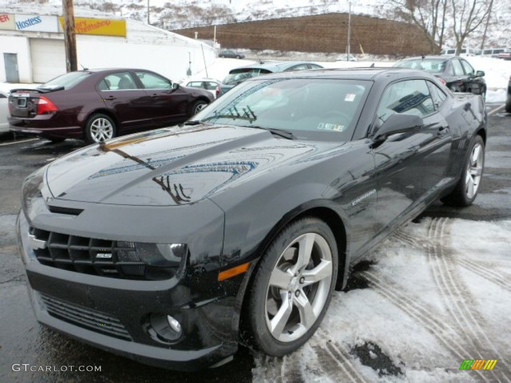 2012 Camaro SS Coupe - Black / Black photo #5