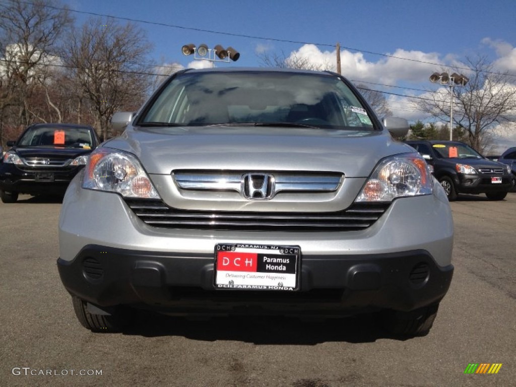 2009 CR-V EX-L 4WD - Alabaster Silver Metallic / Gray photo #6