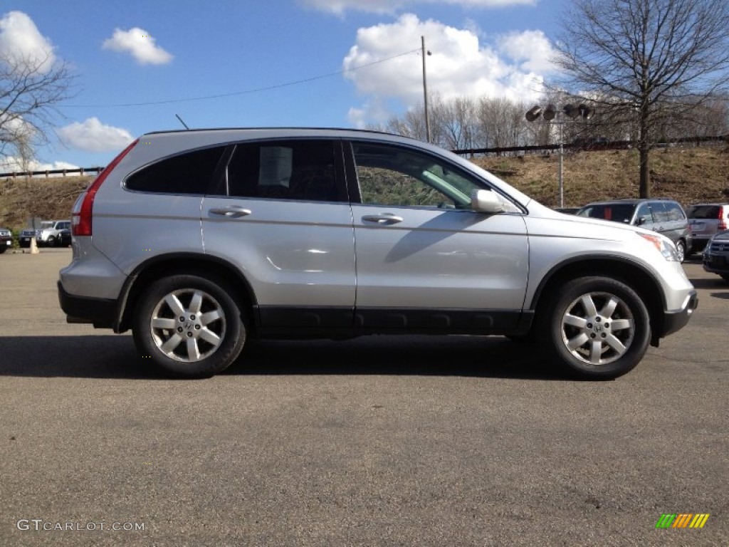 2009 CR-V EX-L 4WD - Alabaster Silver Metallic / Gray photo #8