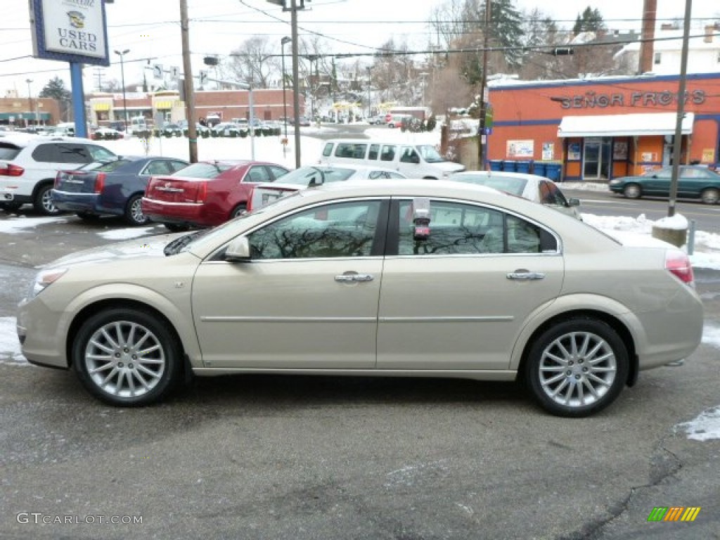 2009 Aura XR V6 - Gold Mist Metallic / Tan photo #2