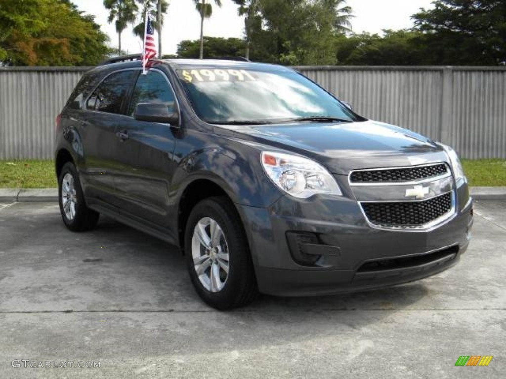 2010 Equinox LT - Cyber Gray Metallic / Jet Black photo #1