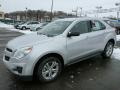 2013 Silver Ice Metallic Chevrolet Equinox LS  photo #7