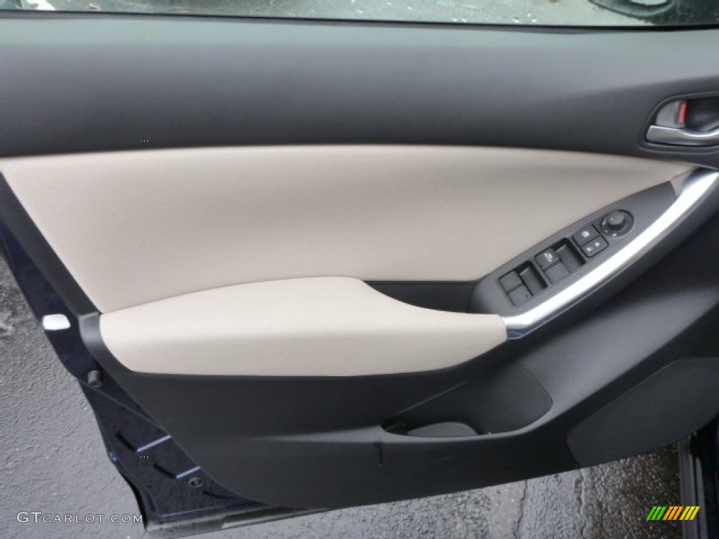 2013 Mazda CX-5 Sport AWD Sand Door Panel Photo #75345934