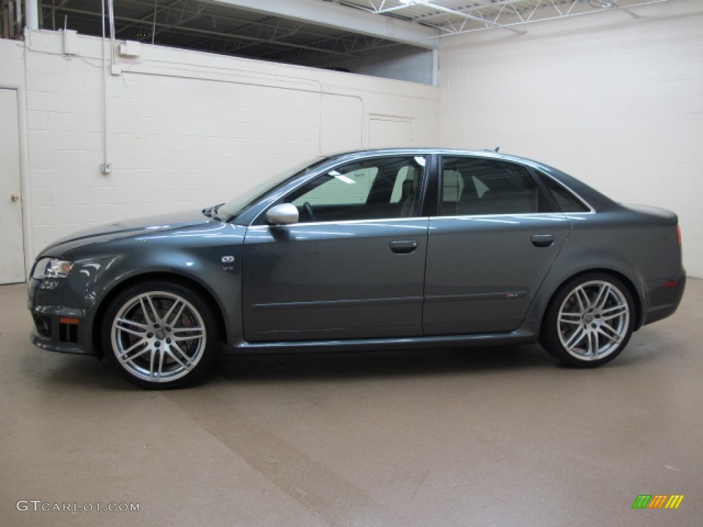 Daytona Grey Pearl Effect 2007 Audi RS4 4.2 quattro Sedan Exterior Photo #75346256