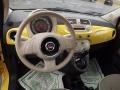 2012 Giallo (Yellow) Fiat 500 Lounge  photo #9