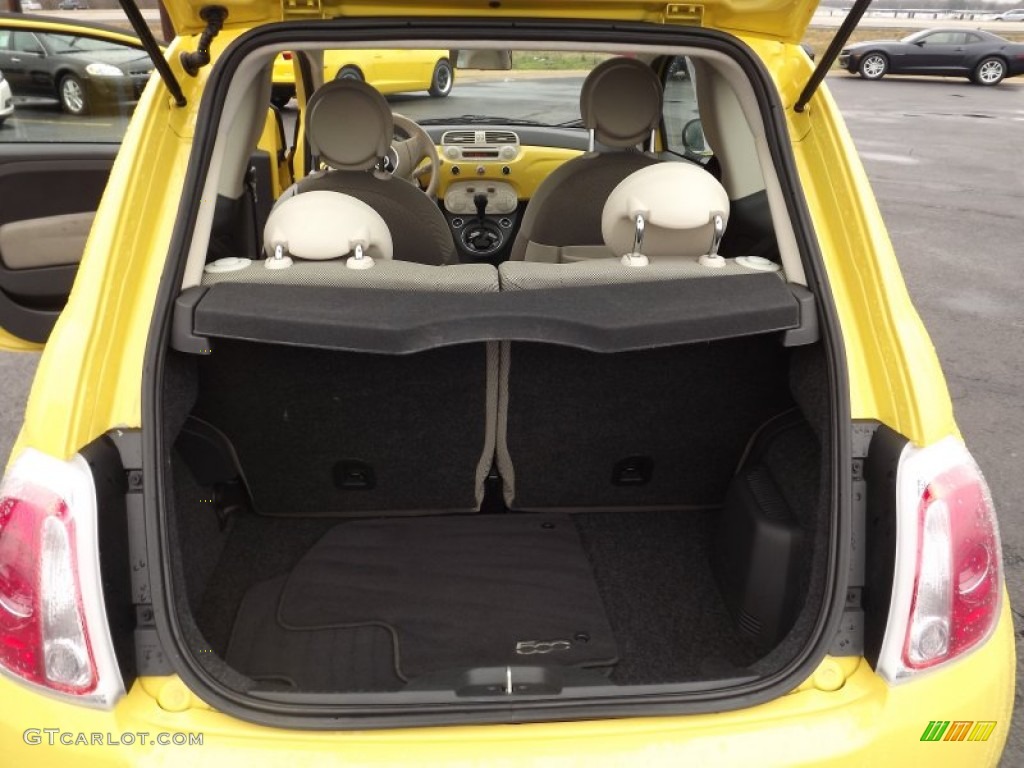 2012 Fiat 500 Lounge Trunk Photo #75346797