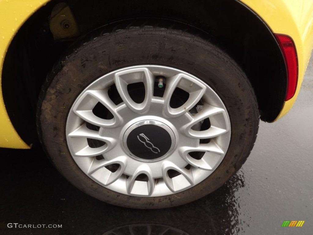 2012 Fiat 500 Lounge Wheel Photo #75346807
