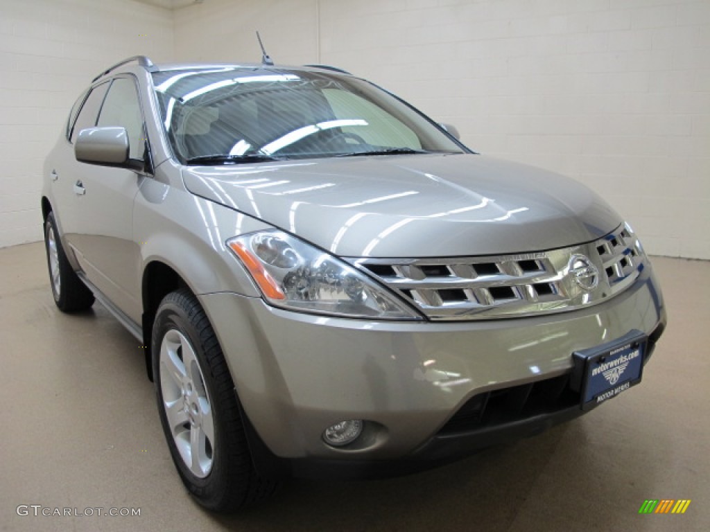 2004 Murano SL - Polished Pewter Metallic / Charcoal photo #1