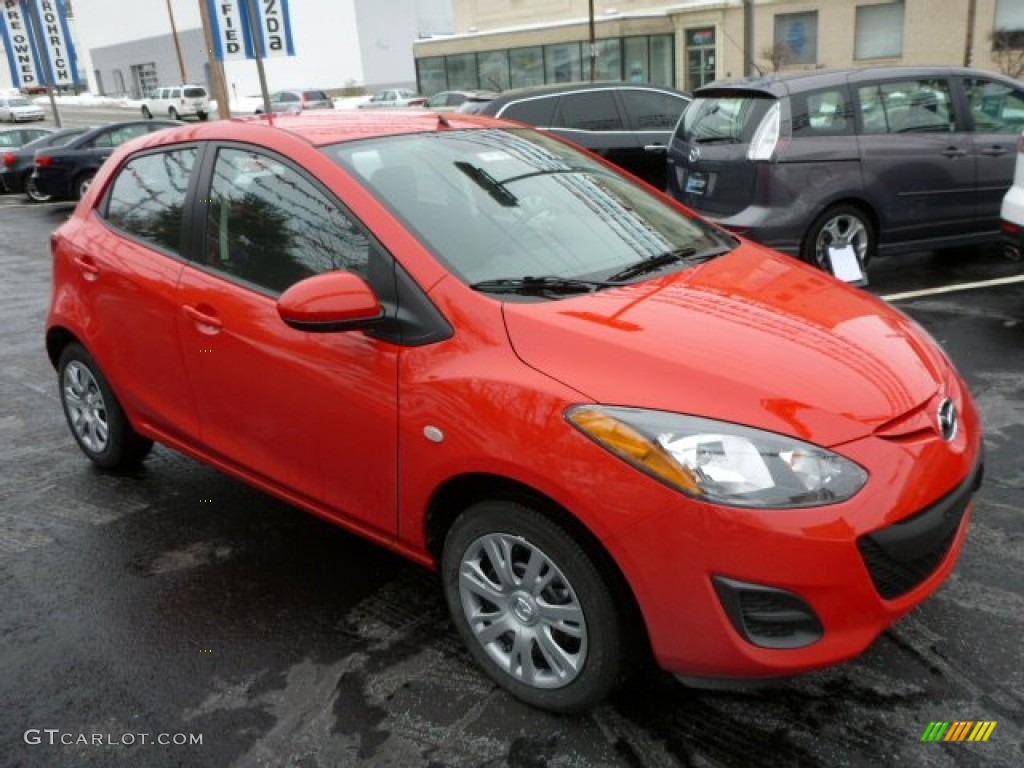 True Red 2013 Mazda MAZDA2 Sport Exterior Photo #75346888