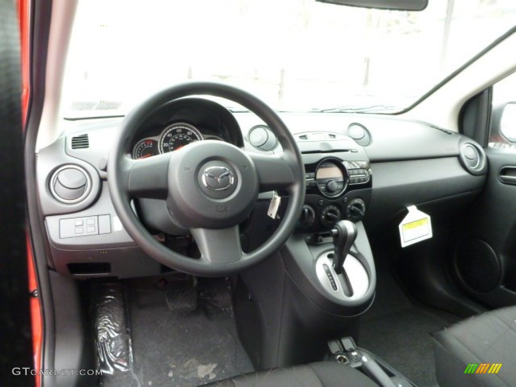 2013 Mazda MAZDA2 Sport Black Dashboard Photo #75346954