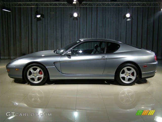 2001 Ferrari 456MGTA, Silver / Blue, Profile 2001 Ferrari 456M GTA Parts