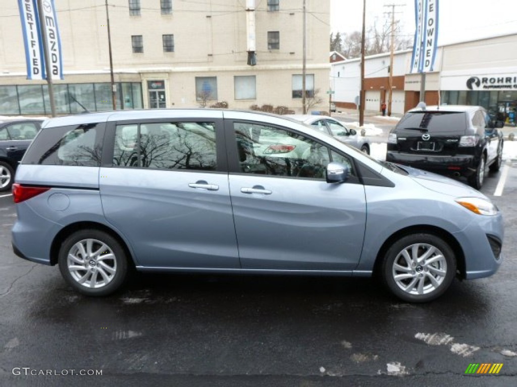 2013 MAZDA5 Sport - Clear Water Blue Mica / Black photo #6