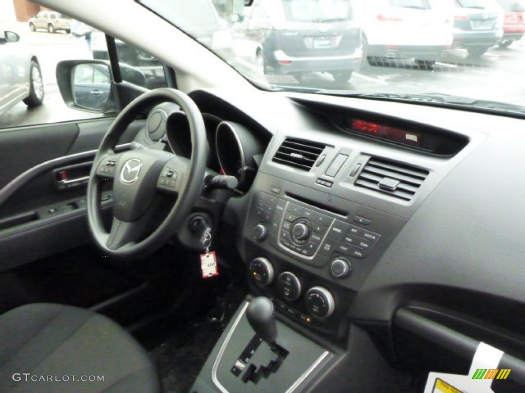 2013 Mazda MAZDA5 Sport Black Dashboard Photo #75347143
