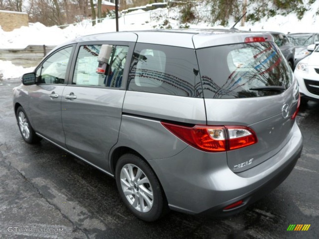 2013 MAZDA5 Sport - Liquid Silver Metallic / Black photo #3