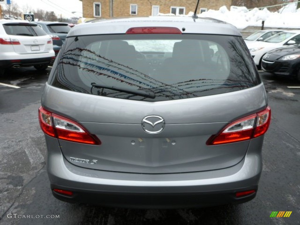 2013 MAZDA5 Sport - Liquid Silver Metallic / Black photo #4