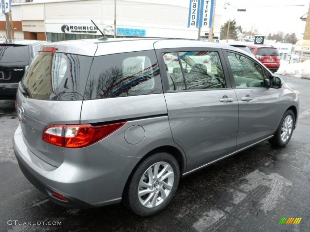 2013 MAZDA5 Sport - Liquid Silver Metallic / Black photo #5