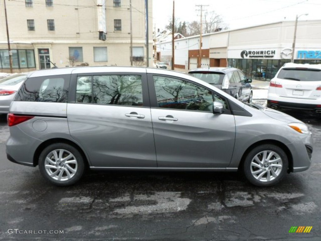 2013 MAZDA5 Sport - Liquid Silver Metallic / Black photo #6