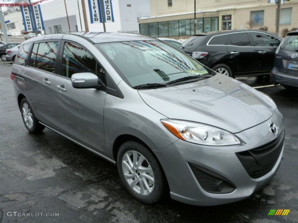Liquid Silver Metallic 2013 Mazda MAZDA5 Sport Exterior Photo #75347368