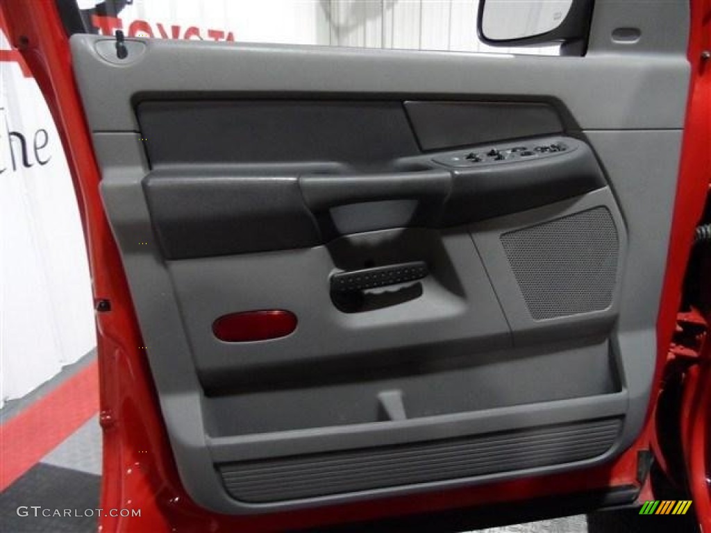 2008 Ram 1500 ST Quad Cab - Flame Red / Medium Slate Gray photo #9