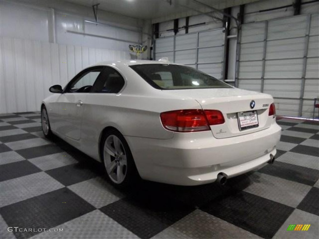 2008 3 Series 335i Coupe - Alpine White / Cream Beige photo #5