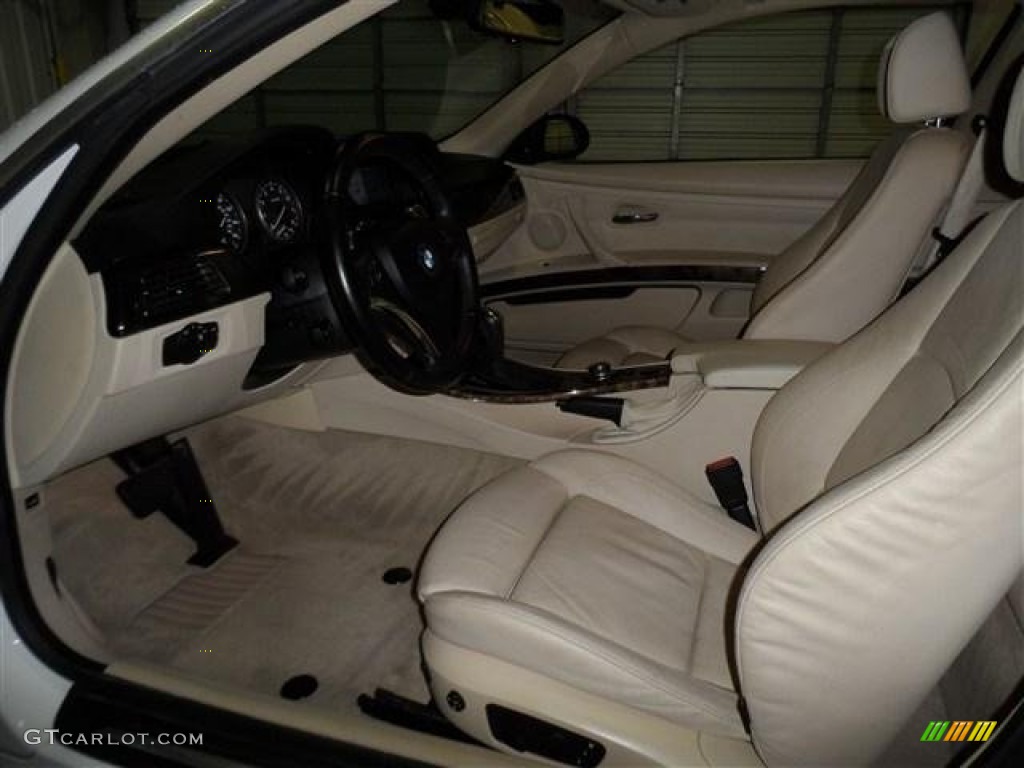 2008 3 Series 335i Coupe - Alpine White / Cream Beige photo #10