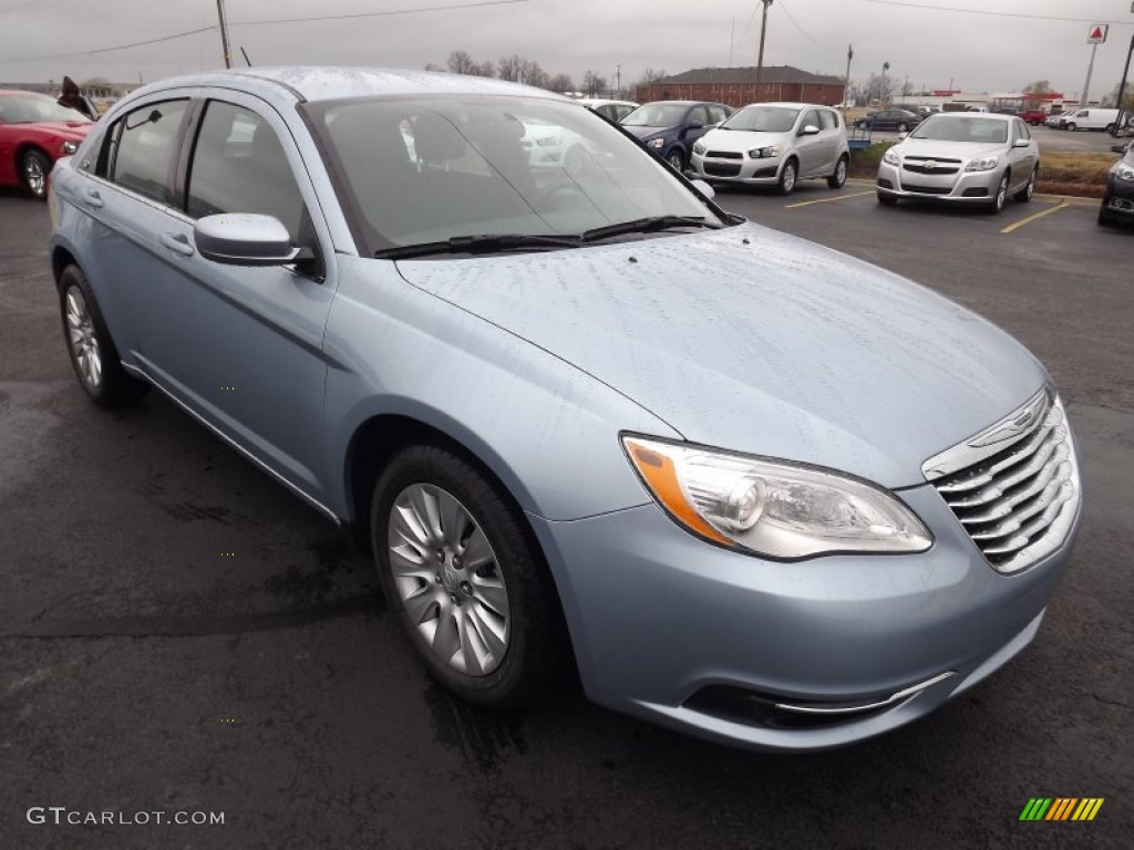 Crystal Blue Pearl 2013 Chrysler 200 LX Sedan Exterior Photo #75349294