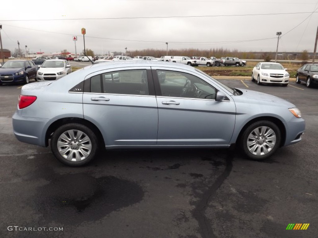 Crystal Blue Pearl 2013 Chrysler 200 LX Sedan Exterior Photo #75349306