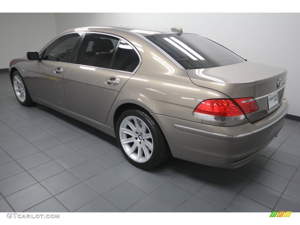2006 7 Series 750Li Sedan - Kalahari Beige Metallic / Dark Beige/Beige III photo #6