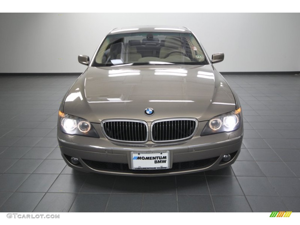 2006 7 Series 750Li Sedan - Kalahari Beige Metallic / Dark Beige/Beige III photo #7