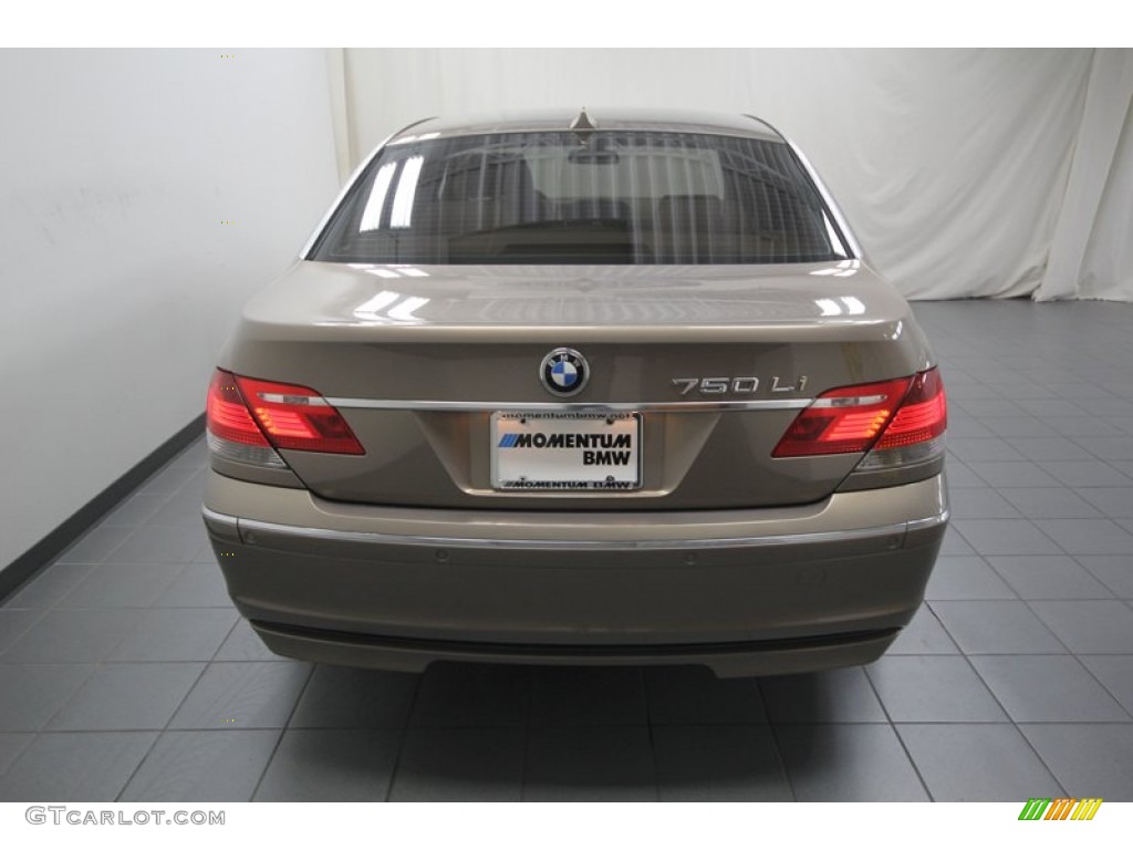 2006 7 Series 750Li Sedan - Kalahari Beige Metallic / Dark Beige/Beige III photo #12